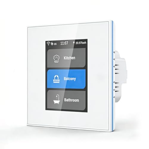 kit対応 lanbon L8 照明スイッチ 3ギャング LANBON L8 Multi Mode LCD Smart WiFi Light Switch, Custom Icons